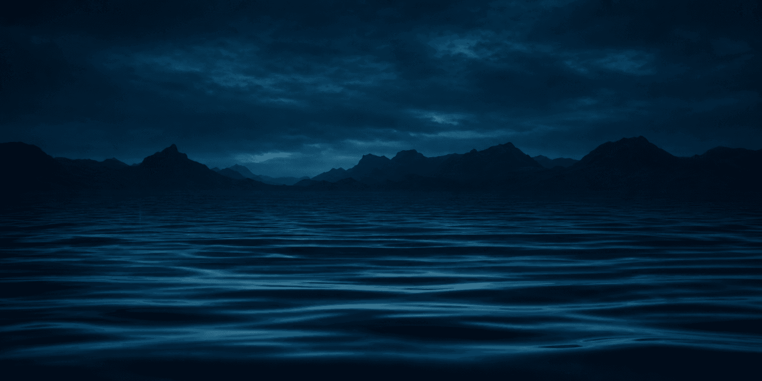 Blue pool water surface in motion