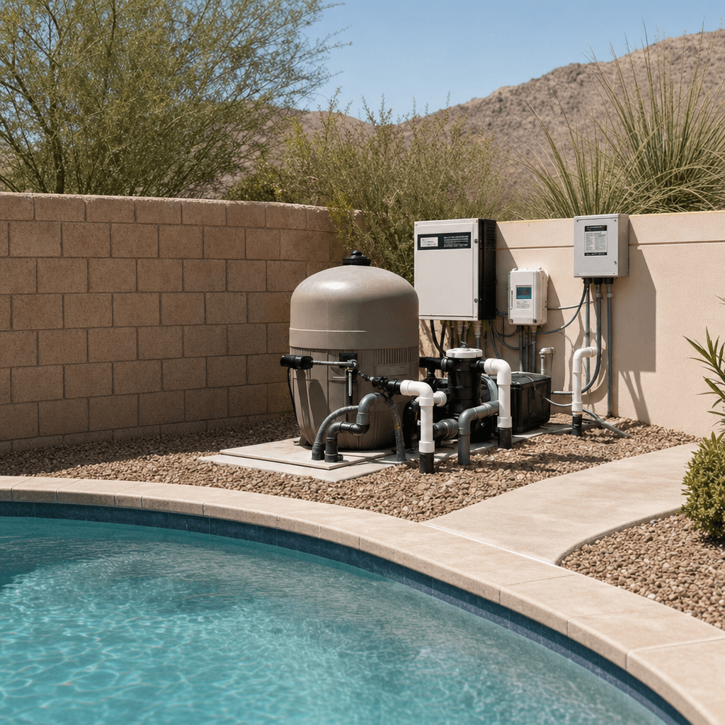 Pool pumps, filters, and equipment upgrades