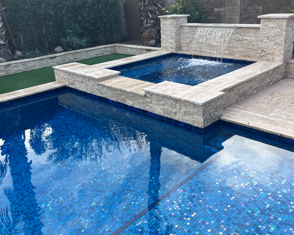 Sheer with stackstone